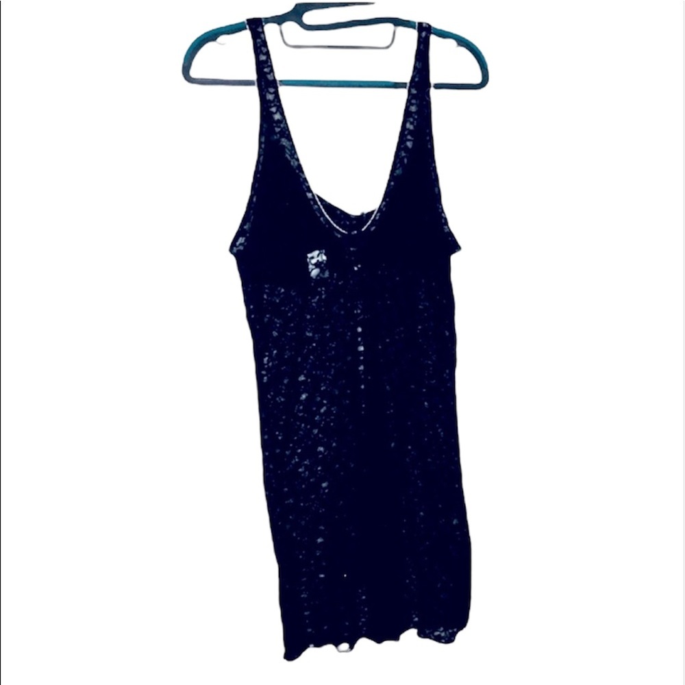 NWT: Jessica Simpson Black Lacey Lingerie Slip - Picture 2 of 3